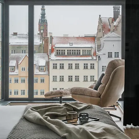 Flatbook - Deo Plaza Premium Riverside Prestige Apartment, 格但斯克