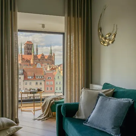 Lägenhet Flatbook - Deo Plaza Premium Riverside Prestige Apartment, Gdańsk