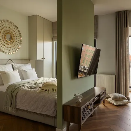 Lägenhet Flatbook - Deo Plaza Premium Riverside Prestige Apartment, Gdańsk