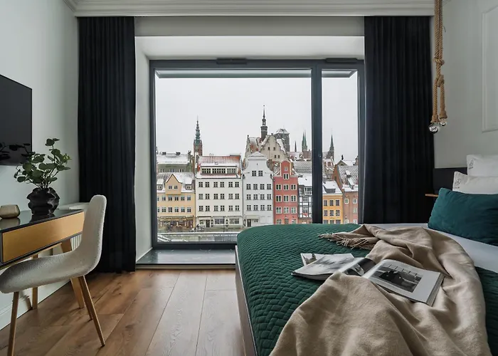 公寓 Flatbook - Deo Plaza Premium Riverside Prestige Apartment, 格但斯克